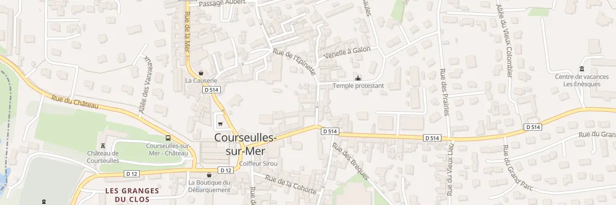 Plan du 3 Rue de l’Epinette à Courseulles-sur-Mer