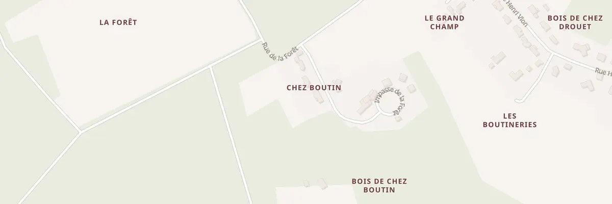 Plan du 6 Imp de la Forêt à Clam