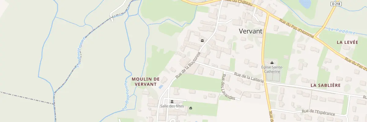 Plan du 20 Rue de la Boutonne à Vervant