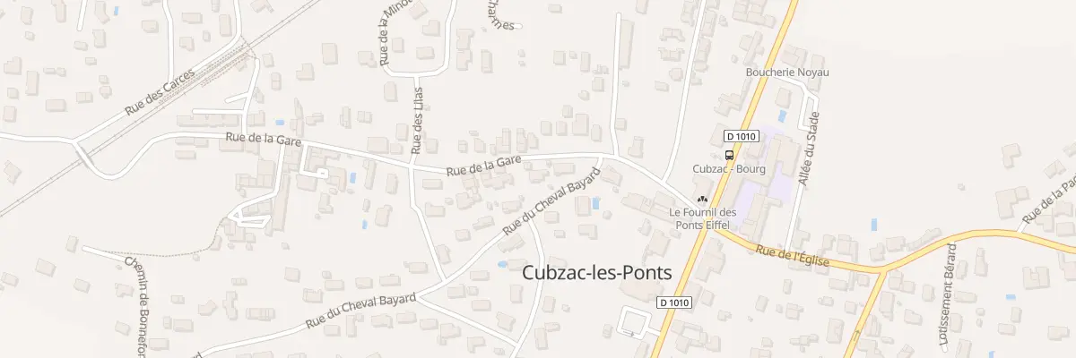 Plan du 3 Rue du Cheval Bayard à Cubzac-les-Ponts