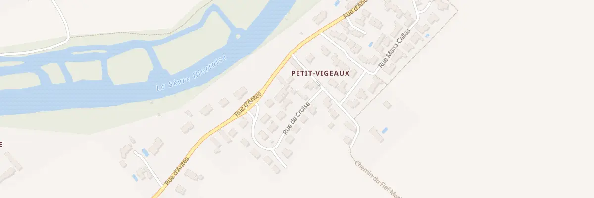 Plan du 160 Rue d’Antes à Niort