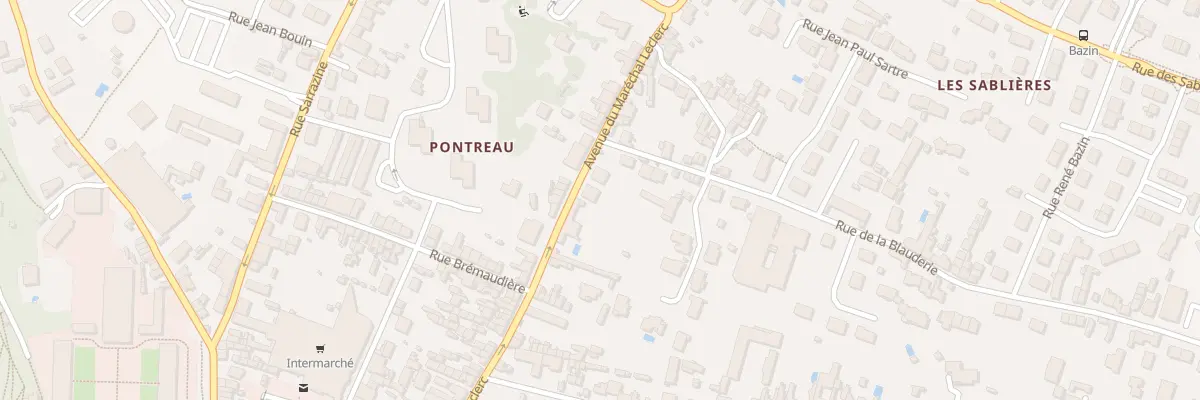 Plan du 110 Rue du Mal Leclerc à Niort