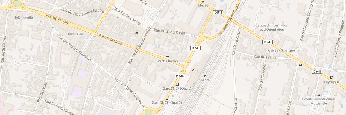 Plan du 111 Rue de la Gare à Niort