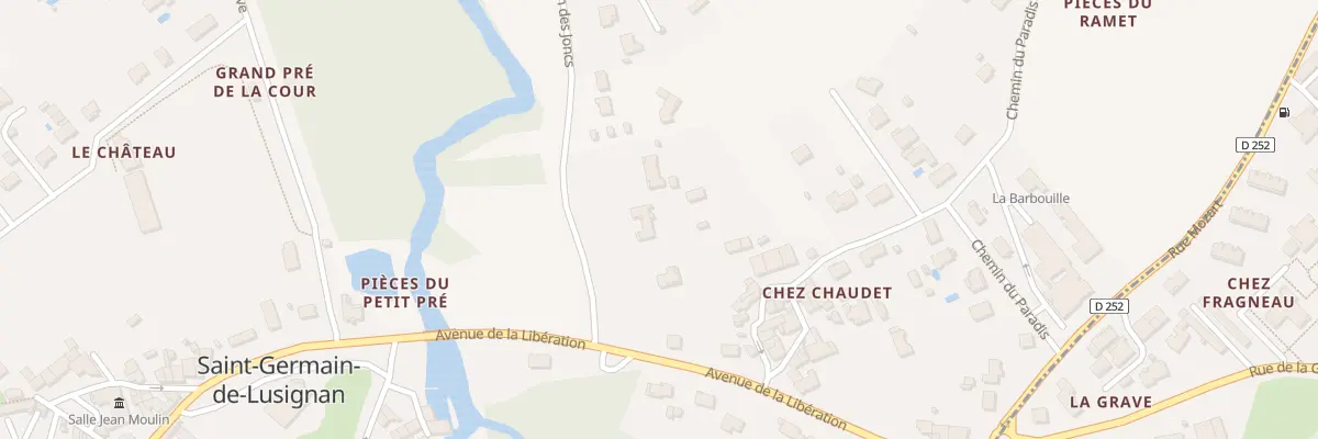 Plan du 8 Che des Joncs à Saint-Germain-de-Lusignan