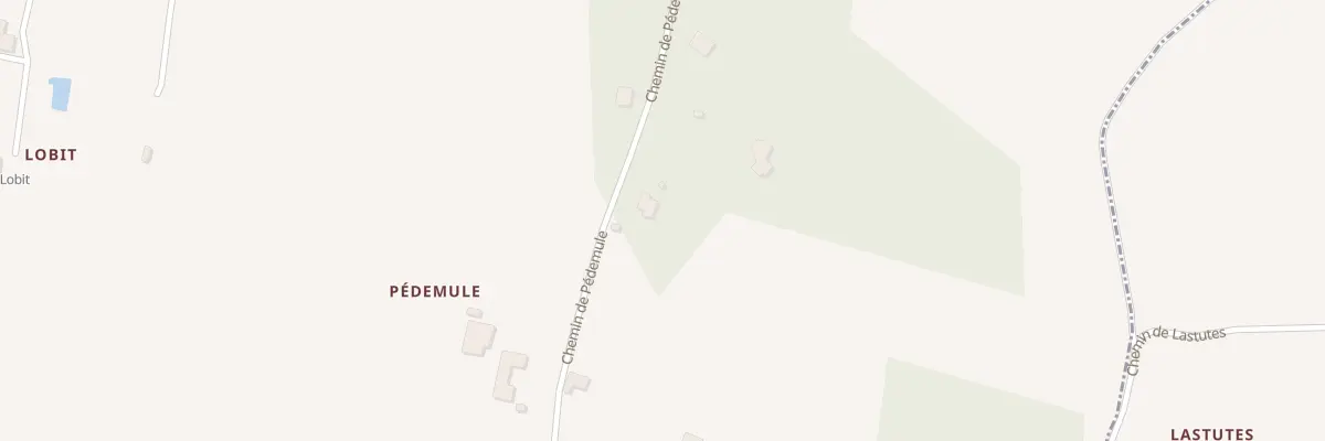 Plan du 596 Che de Pédemule à Saint-Maurice-sur-Adour