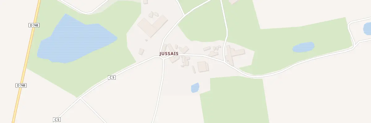 Plan du 5036 Jussais à Saint-Aubin-du-Plain