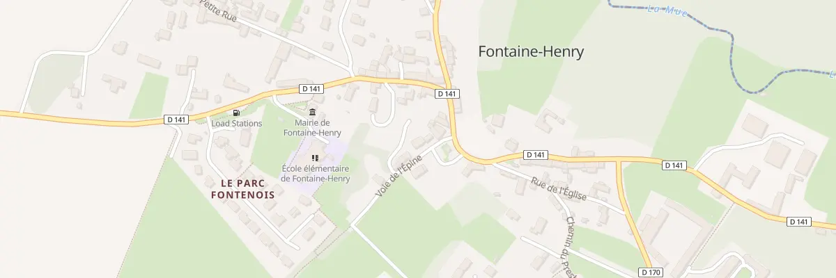 Plan du 6 Voie de l’Épine à Fontaine-Henry