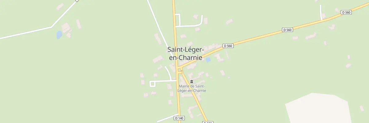 Plan du 3 Rte de Sainte-Suzanne à Saint-Léger