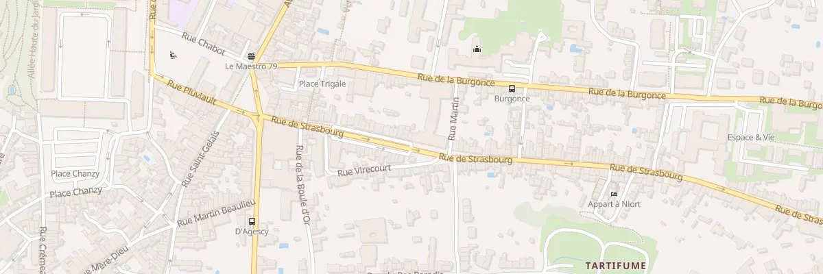 Plan du 51 Rue de Strasbourg à Niort