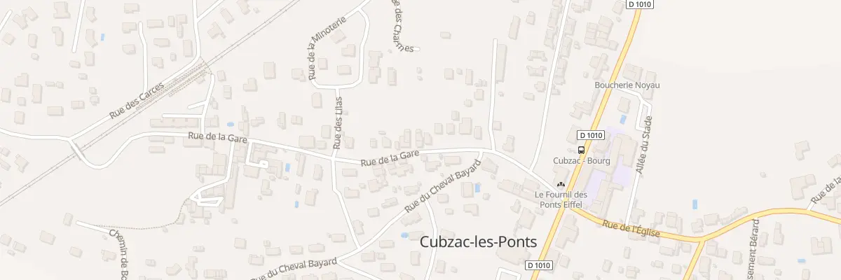 Plan du 15B Rue de la Gare à Cubzac-les-Ponts