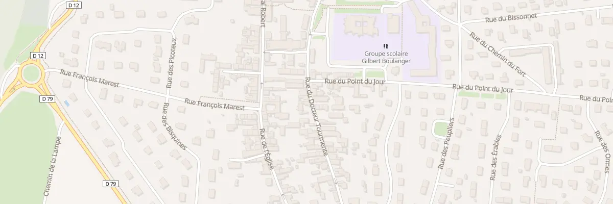 Plan du 30B Rue du Docteur Tourmente à Courseulles-sur-Mer