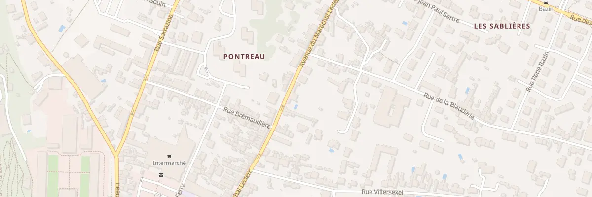 Plan du 106 Rue du Mal Leclerc à Niort