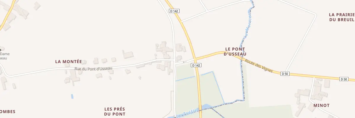 Plan du 5 Rue du Pont d’Usseau à Marignac