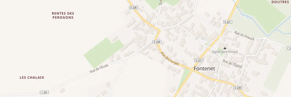 Plan du 1 Rue de l’Ecole à Fontenet