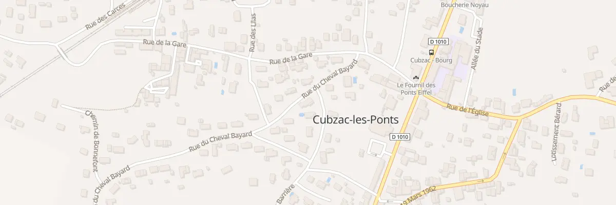Plan du 6 Rue du Cheval Bayard à Cubzac-les-Ponts