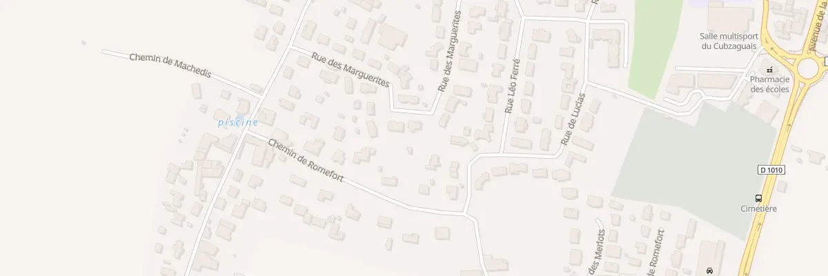 Plan du 13 Rue des Marguerites à Saint-André-de-Cubzac