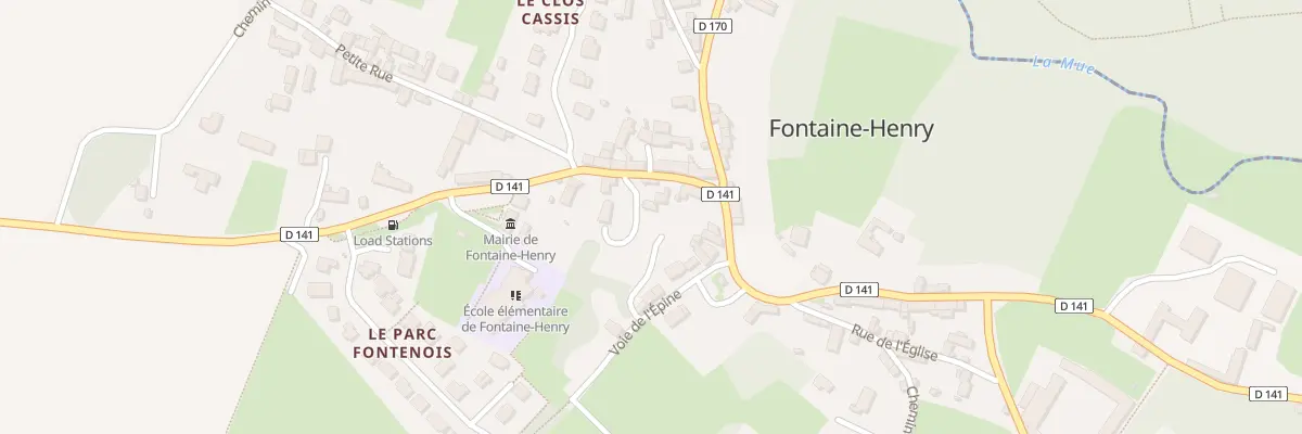 Plan du 5 Rue des Carrias à Fontaine-Henry