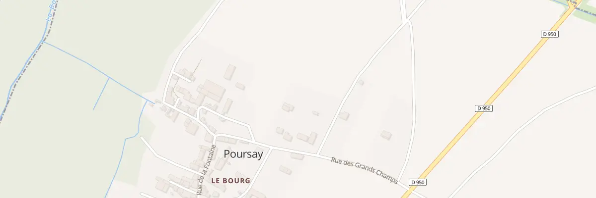 Plan du 5 Rue des Grands Champs à Poursay-Garnaud