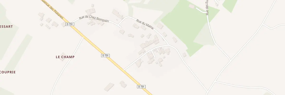 Plan du 11 Rue de Chez Gautret à Brizambourg