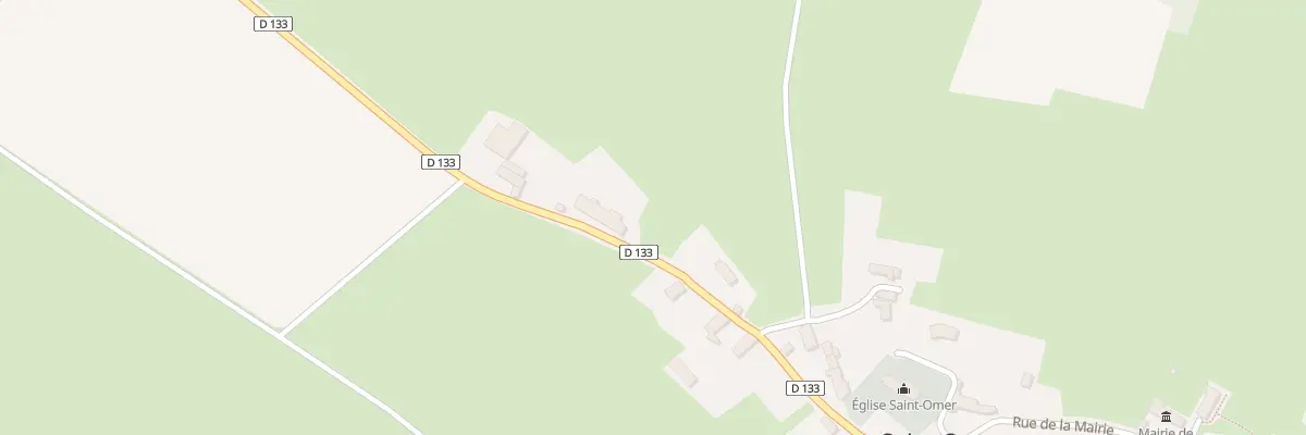 Plan du 3 Rte de la Mousse à Saint-Omer
