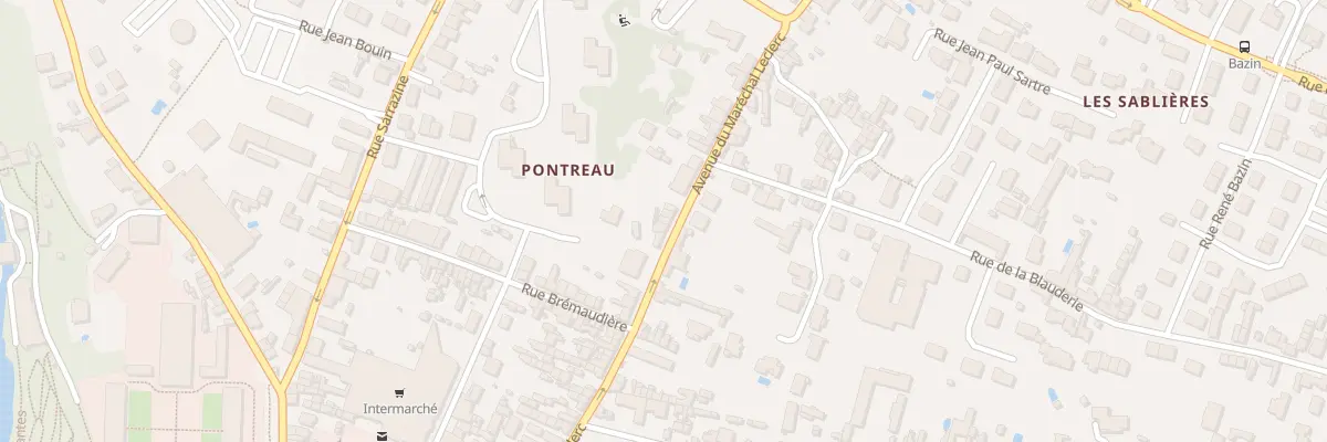 Plan du 117 Rue du Mal Leclerc à Niort