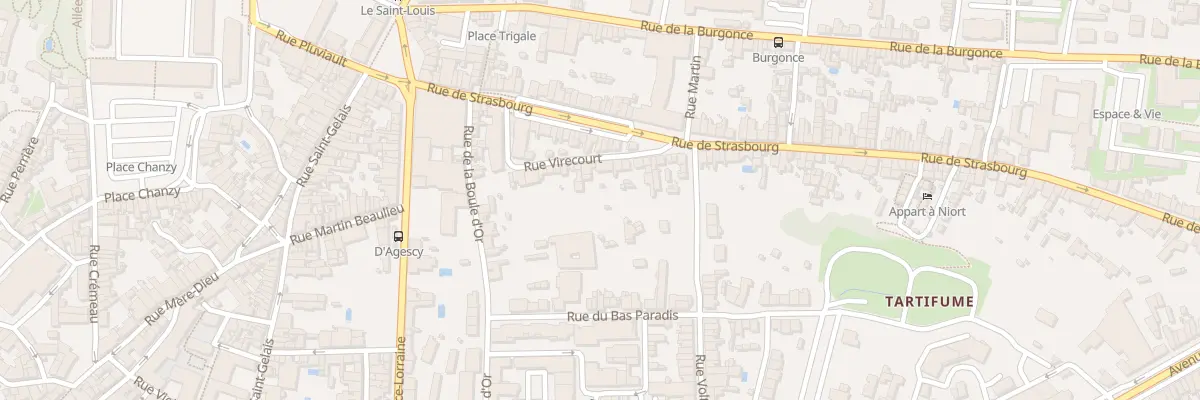 Plan du 40 Rue Virecourt à Niort