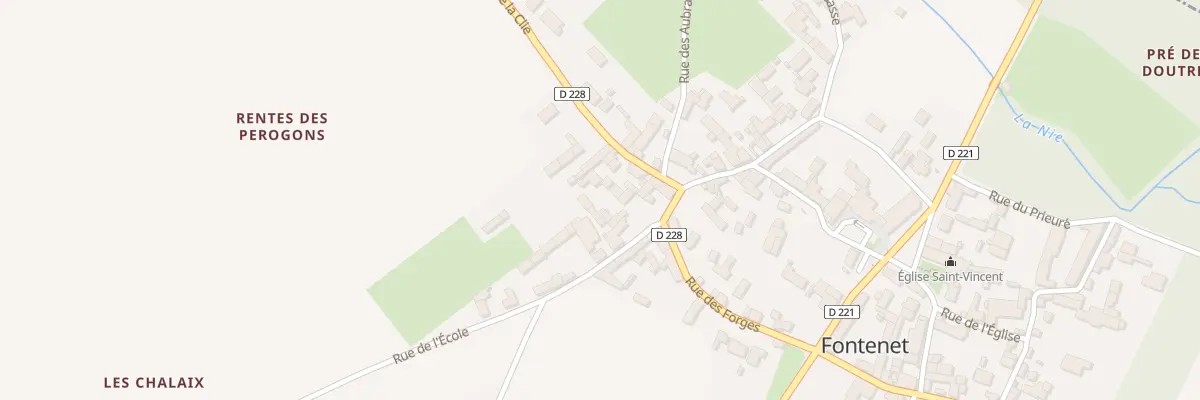 Plan du 7 Rue de la Clie à Fontenet