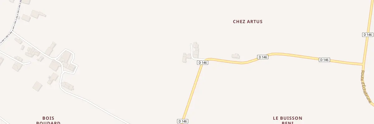 Plan du 3 Imp de Chez Artus à Chadenac