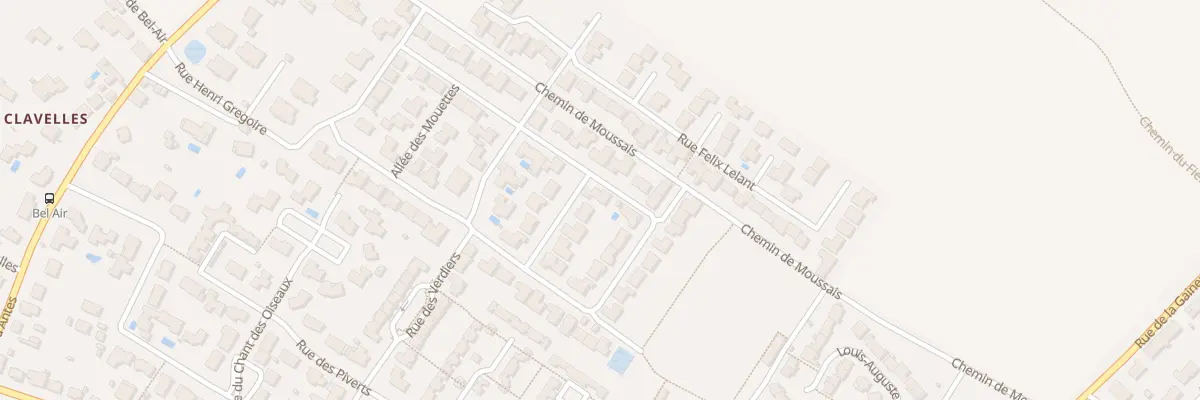 Plan du 28 Rue Marie Pierre Fracard à Niort