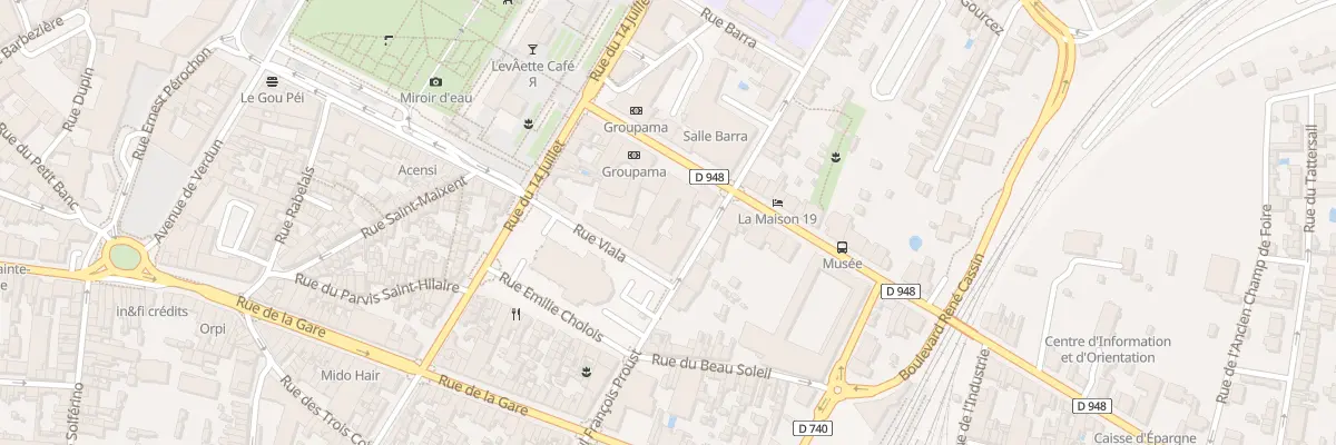 Plan du 14 Av de Limoges à Niort