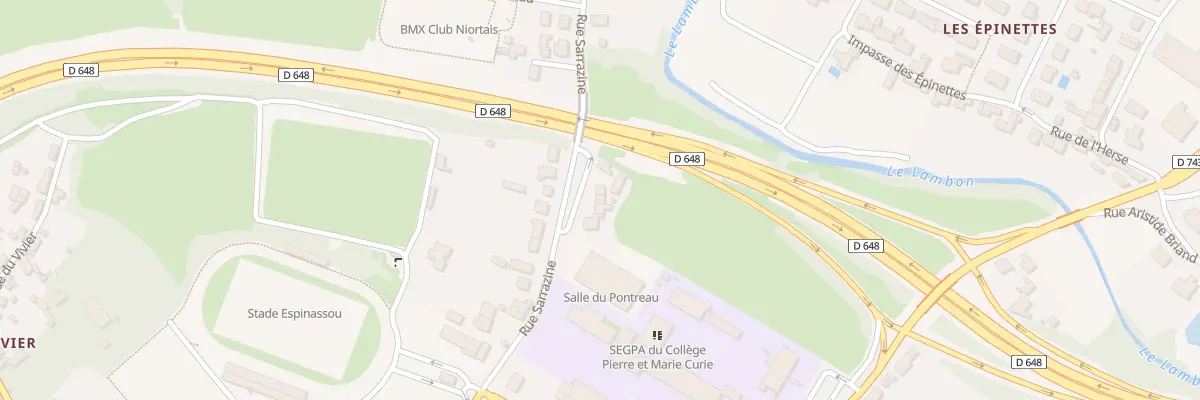Plan du 78 Rue Sarrazine à Niort