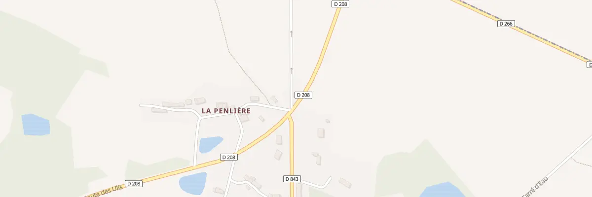 Plan du 208 Le Buat à La Coulonche