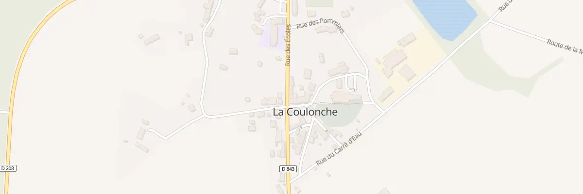 Plan du 391 Rue des Ecoles à La Coulonche