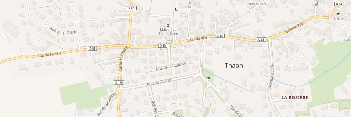 Plan du 4 Rue des Peupliers à Thaon