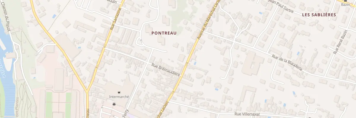 Plan du 109 Rue du Mal Leclerc à Niort