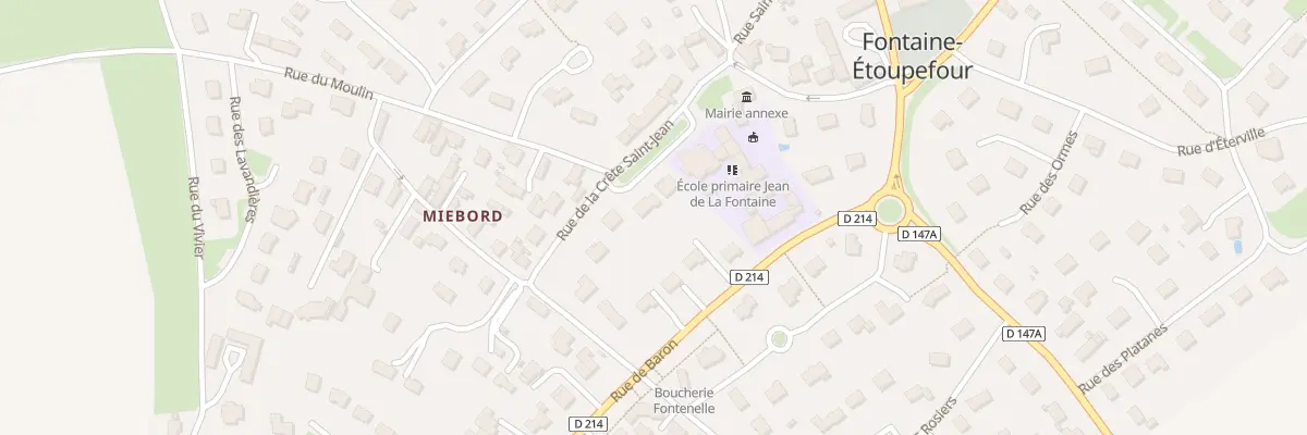 Plan du 5 Rue de la Crete St Jean à Fontaine-Étoupefour