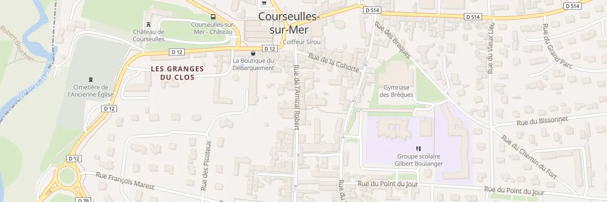 Plan du 15 Rue Amiral Robert à Courseulles-sur-Mer