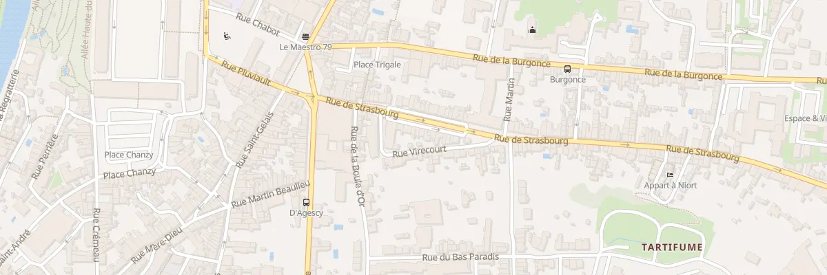 Plan du 26 Rue de Strasbourg à Niort