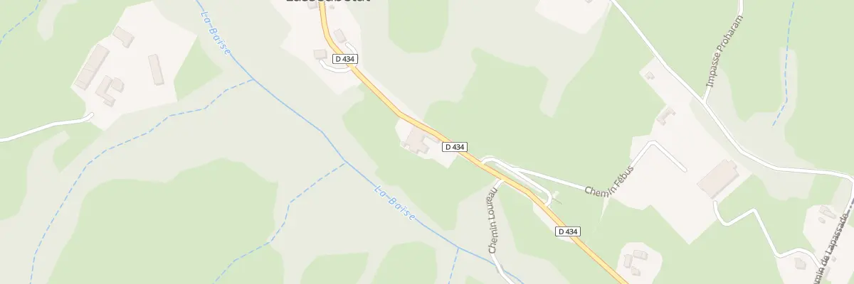 Plan du 57 Rte de la Baise à Lasseubetat