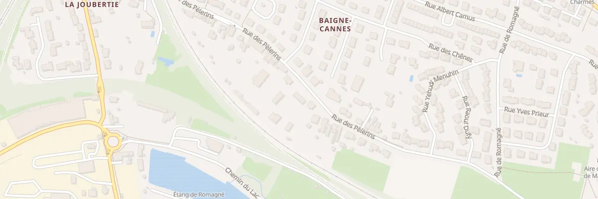 Plan du 50 Rue des Pélerins à Niort