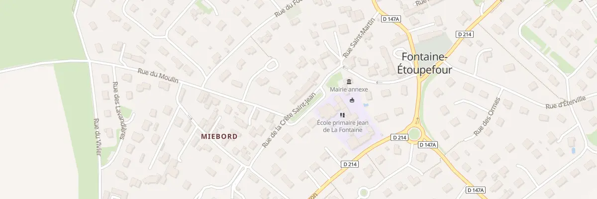 Plan du 14 Rue de la Crete St Jean à Fontaine-Étoupefour