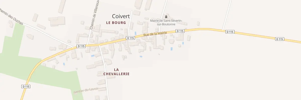 Plan du 36 Rue de la Mairie à Coivert
