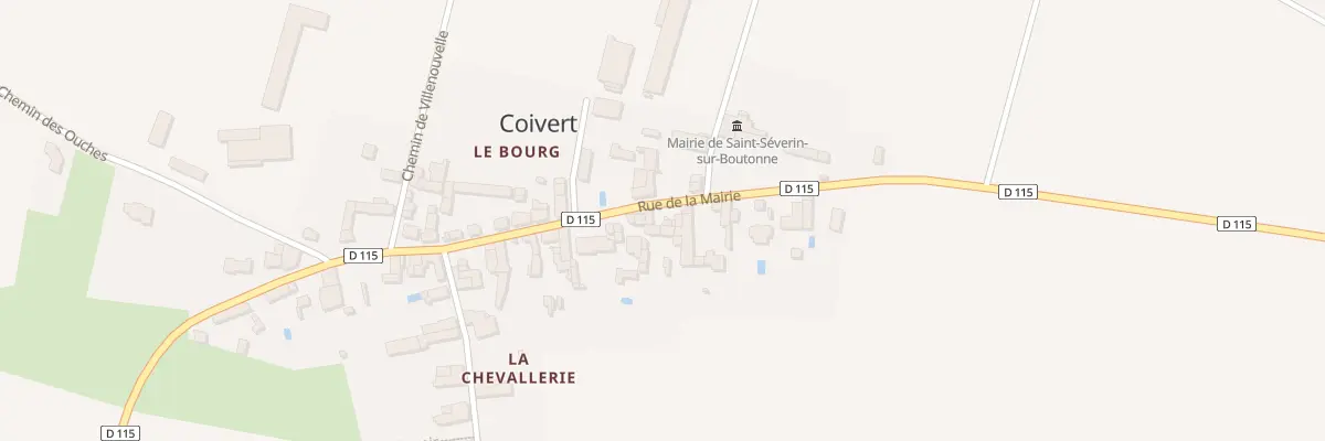 Plan du 38 Rue de la Mairie à Coivert
