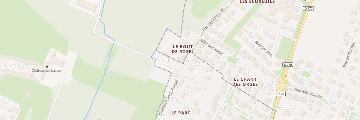 Plan du 8 Rue des Écureuils à Cairon