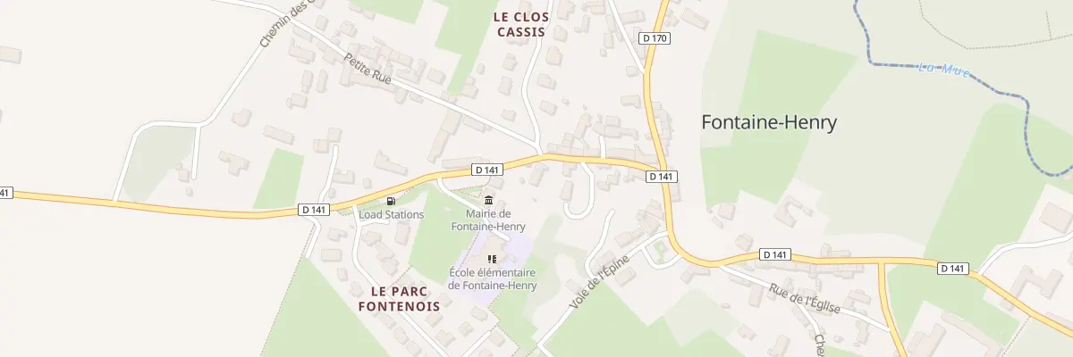 Plan du 3 Rue de Scoriton à Fontaine-Henry