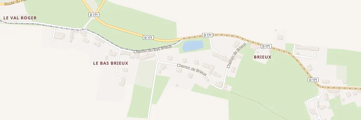 Plan du 5242 Brieux aux Moutiers-en-Cinglais