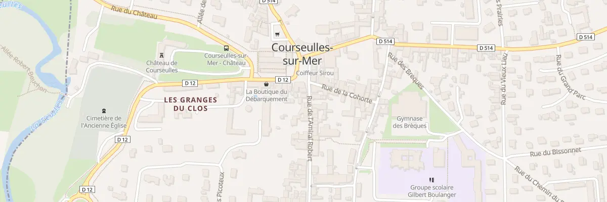 Plan du 4B Rue Amiral Robert à Courseulles-sur-Mer