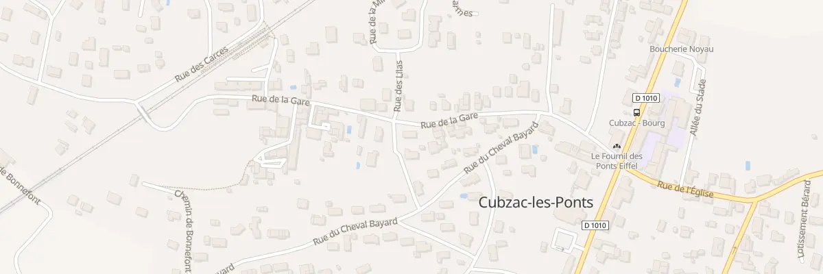 Plan du 24 Rue de la Gare à Cubzac-les-Ponts