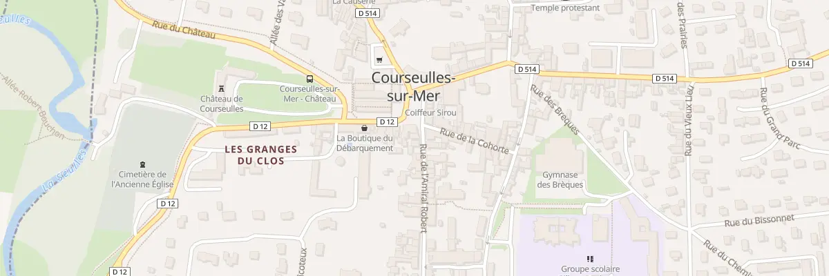 Plan du 2 Rue Amiral Robert à Courseulles-sur-Mer