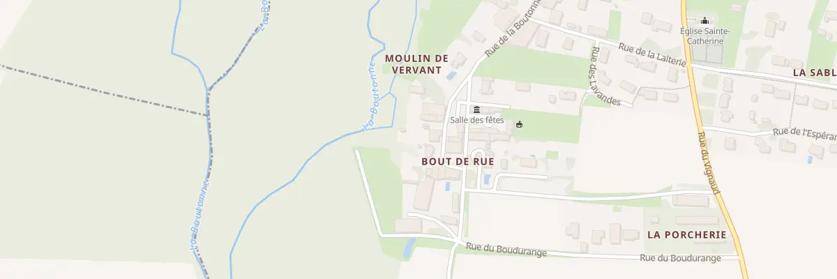 Plan du 8 Rue du Moulin à Vervant